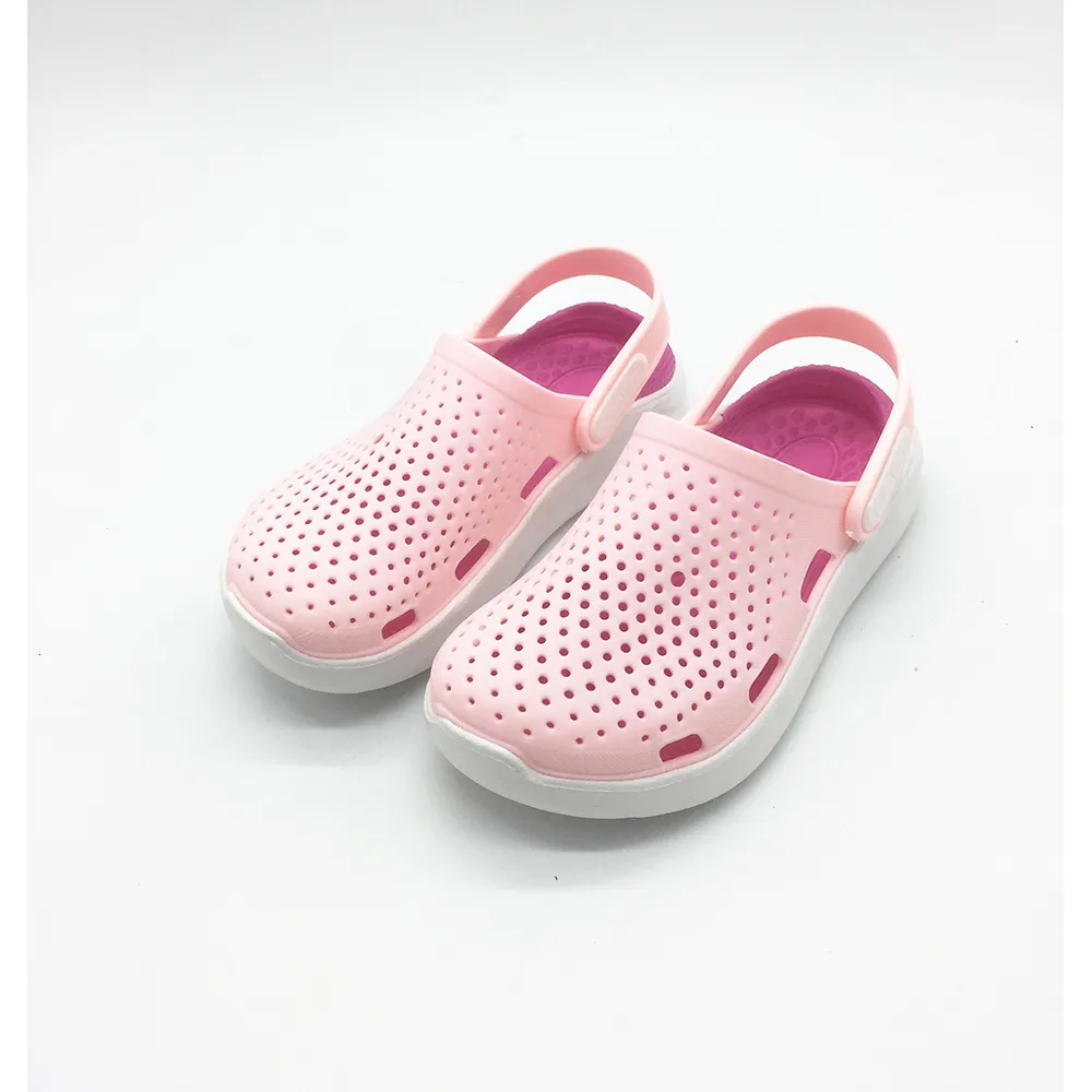 Sandals GIRLS MULE KIDS JELLY PVC CHILDREN CLOGS SUMMER SLIPPERS TPU BEACH SHOES CROCKS SANDALS FOR GIRL SIZE EU30 31 32 33 34 35 230628