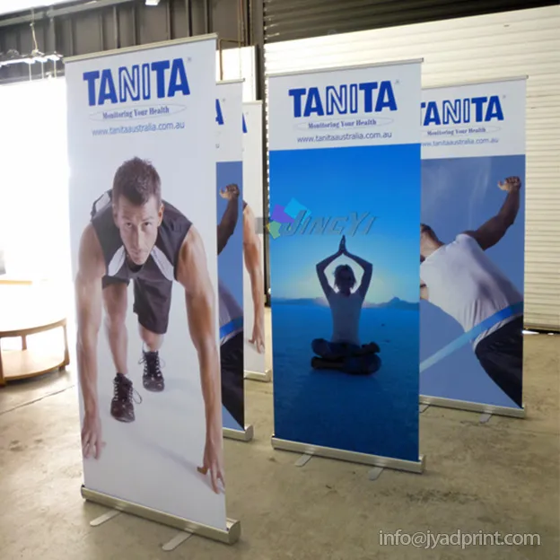 Wholesale Roll Up Banner Stand Display Rack Banner Printing Aluminum Roll Up Banner