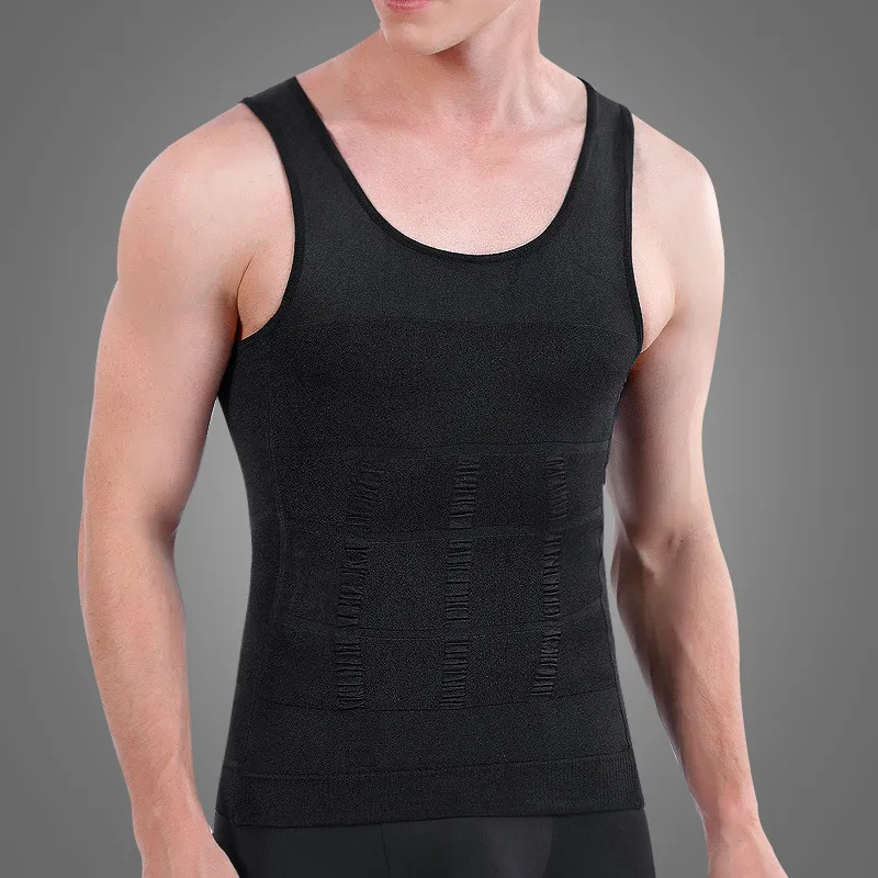 Mens Compression Shirt Slimming Body Shaper Vest - China Shapewear and  Shapewear for Men price