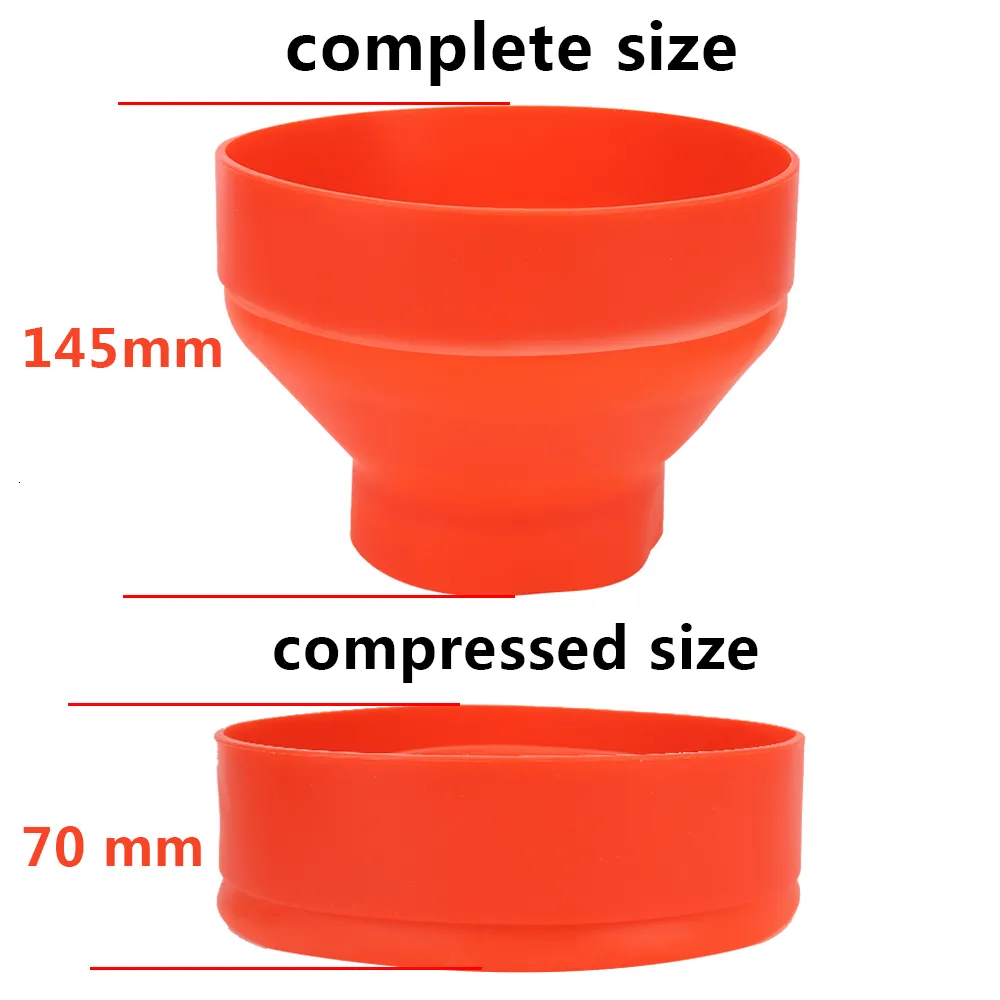 DIY Chips Fruit Dish Microwave Popcorn Bowl Bucket Foldable Red