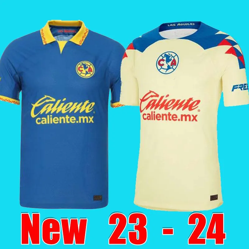 2023 클럽 아메리카 축구 유니폼 CA mexician Liga MX 23 24 FIDALGO 골키퍼 HENRY Camisas de Futebol 남자 키트 D.VALDES Football Shirts Camiseta de futol