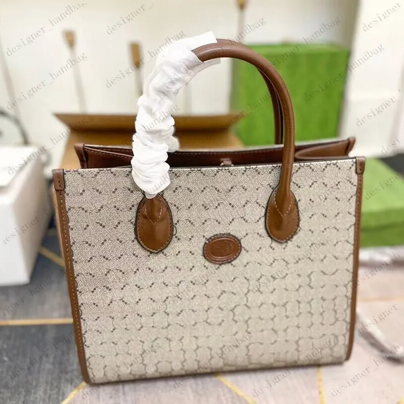 Luxury The Tote Bag Leather Designer Handbags Crossbody Bags For Women Cartoon Shoulder Clutch Canvas Purse Shopping Fashion Cute Handbag DoubleG