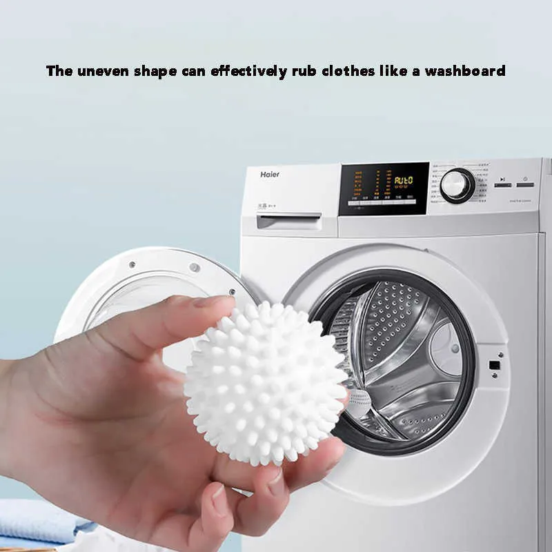 Nuova sfera per asciugatrice in PVC Palline per bucato riutilizzabili Palla  per ammorbidente per lavatrice per asciugatura abiti domestici Accessorio