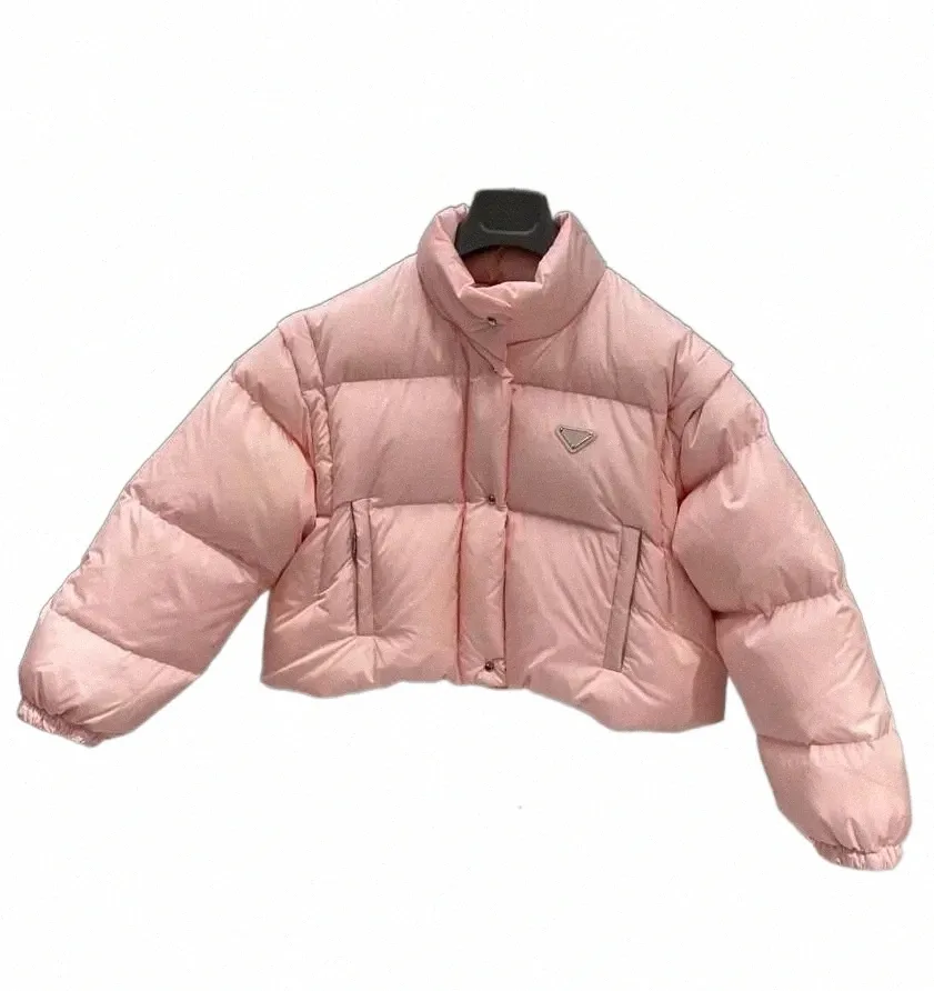 Winter Designer Frauen Daunenjacke Mäntel mit Buchstaben Hochwertige Gürtel Windjacke für Damen Jacken Ärmel Abnehmbare Oberbekleidung Warme Parkas 5 Farbe N3xg #