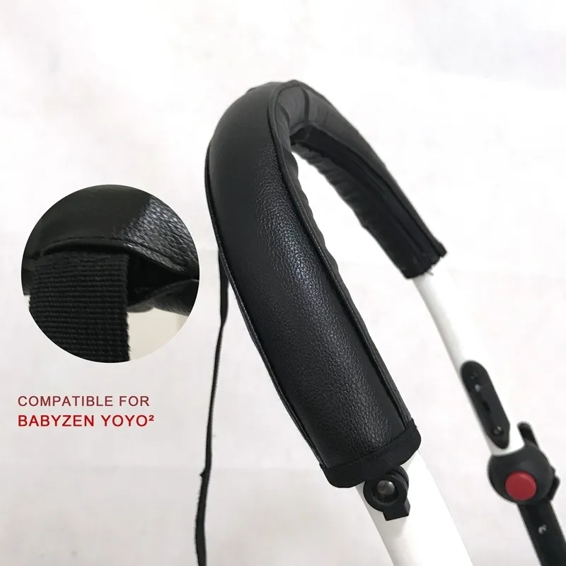 ملحقات أجزاء عربة الأطفال غطاء المقبض مناسب لـ Babyzen Yoyo 2 Bumper Bar مسند الذراع الواقي PU 230628