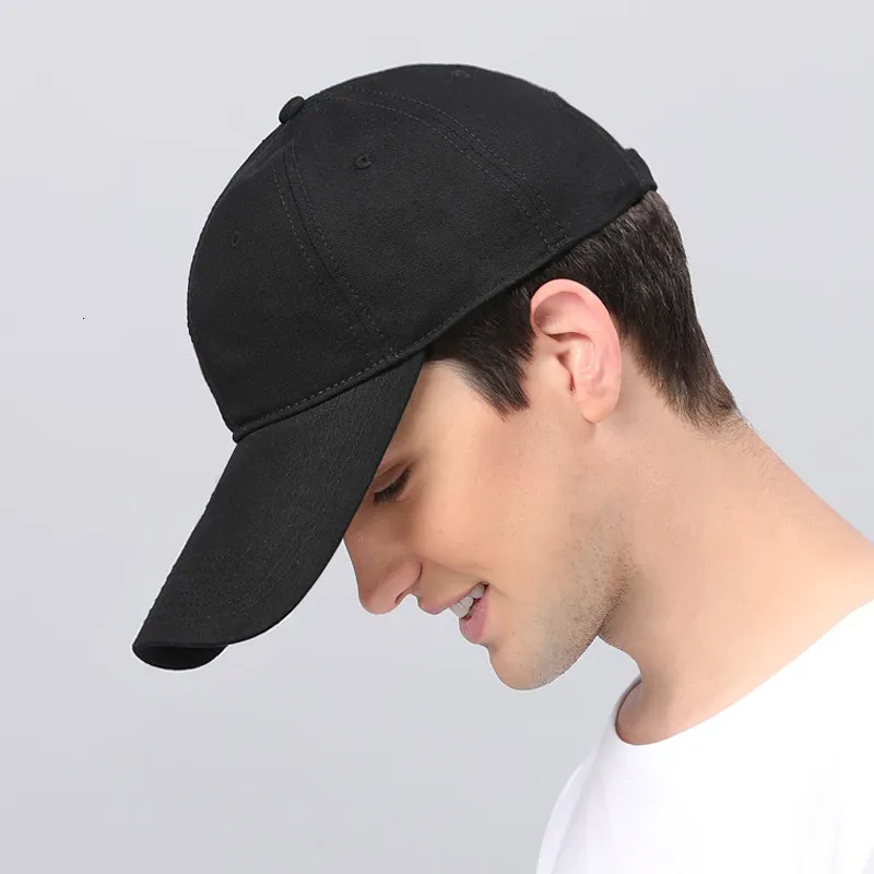 Large Visor Peaked Non Adjustable Baseball Cap For Men 11cm Long, Cool Fishing  Hat In Plus Sizes 55 60cm And 60 65cm 230628 From Nan05, $9.11