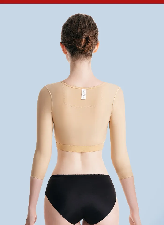 Waist Tummy Shaper Arm Shaping Clothes After Lipction Surgery Support  Breast Corset Tight Fitting Compression Tops Prevent Hunchback Open Bust  230629 From Mu09, $25.92