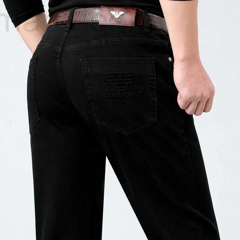 Jeans para hombres, marca de diseñador, jeans de alta gama para hombres, pantalones rectos, 2022 nueva tendencia de otoño e invierno, marca de mezclilla K46C