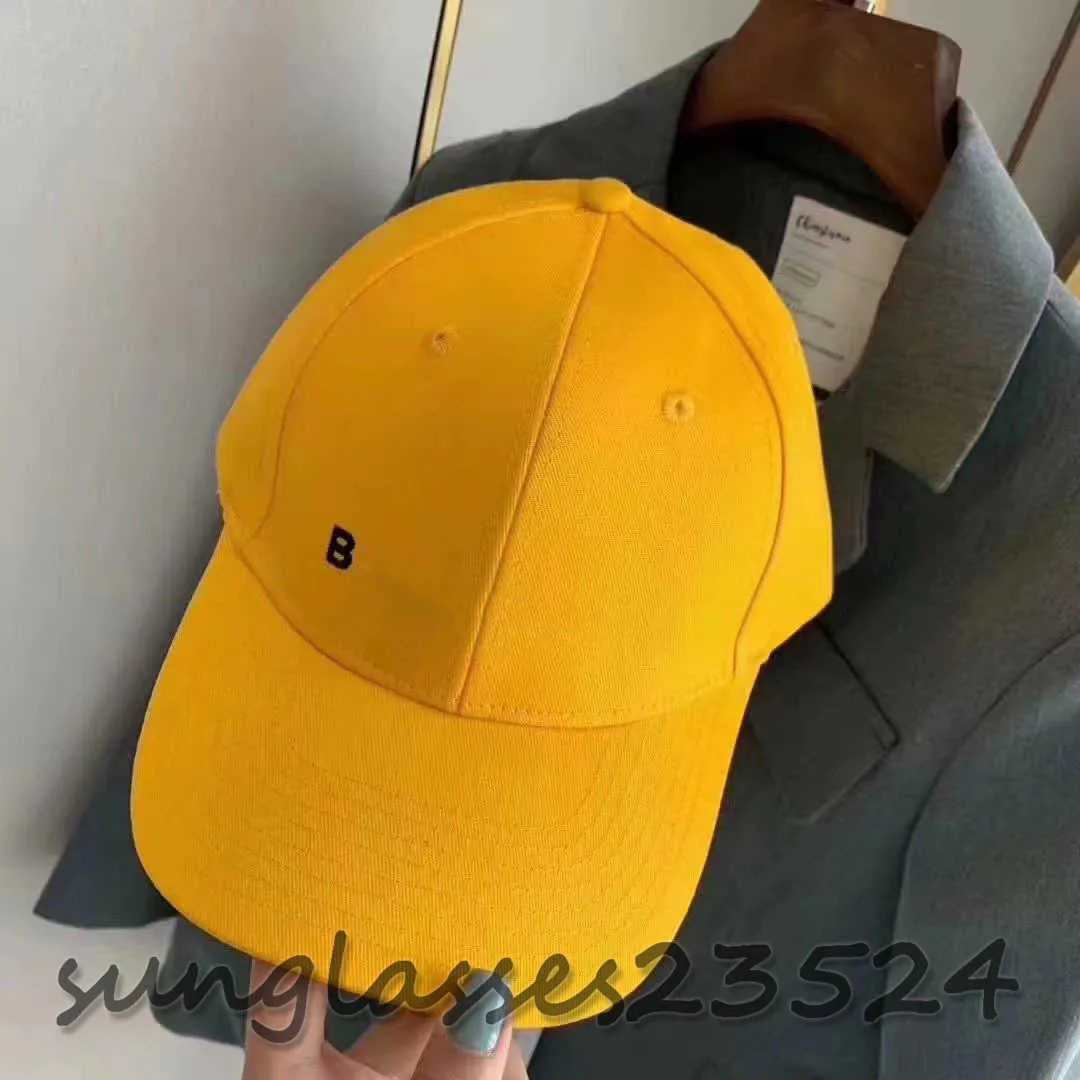 Ball Caps High Quality Street cap Fashion Baseball hat Mens Womens Designer Sports Colors casquette Adjustable Fit Hats Yellow hat