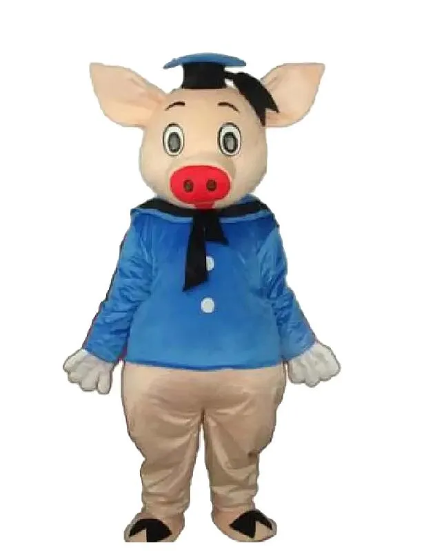 Halloween pig Mascot Costume Halloween Christmas Fancy Party Cartoon Character Outfit Suit Adult Women Men Dress Carnival Unisex Adults