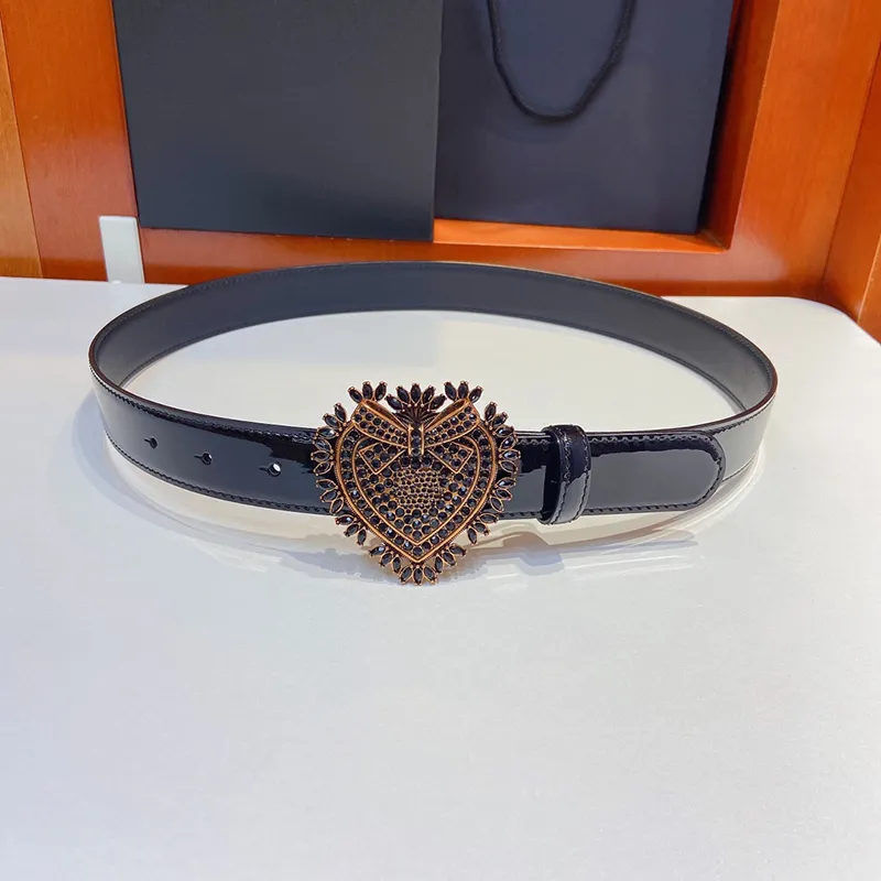 Dolce & Gabbana Devotion Black Leather Belt with Ornate Silver Heart Buckle Devotion belt in lux leather in Black for Women  main image 4