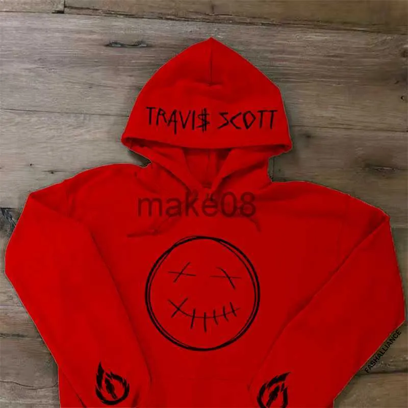 DHgate.com:Unisex Cactus Jack Zipper Printed Sweatshirt