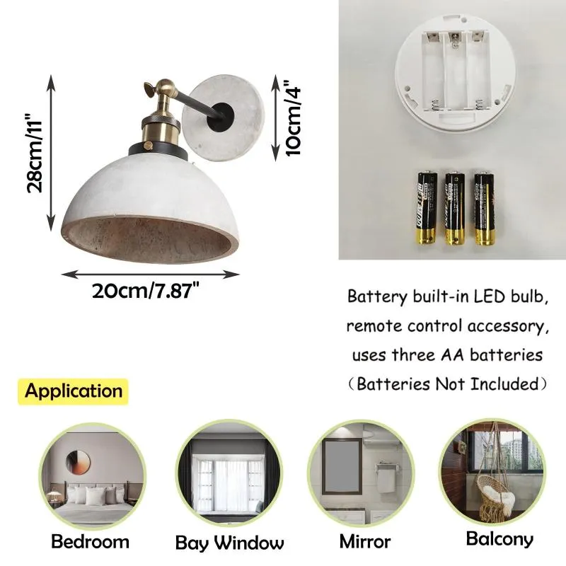 Metal stone led bulb deals
