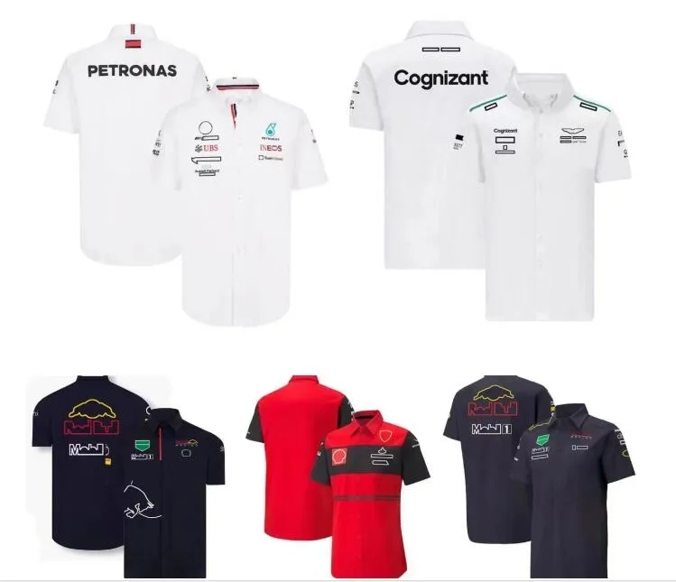 F1 Formel 1 Racing Polo Shirt Team Lapel Shirt Samma stil Anpassning