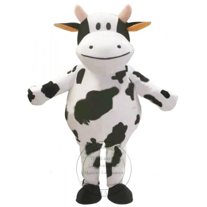 Super Leuke Dikke Koe Mascotte Kostuum Outfit Reclame Fancy Dress Carnaval Cartoon Kostuums