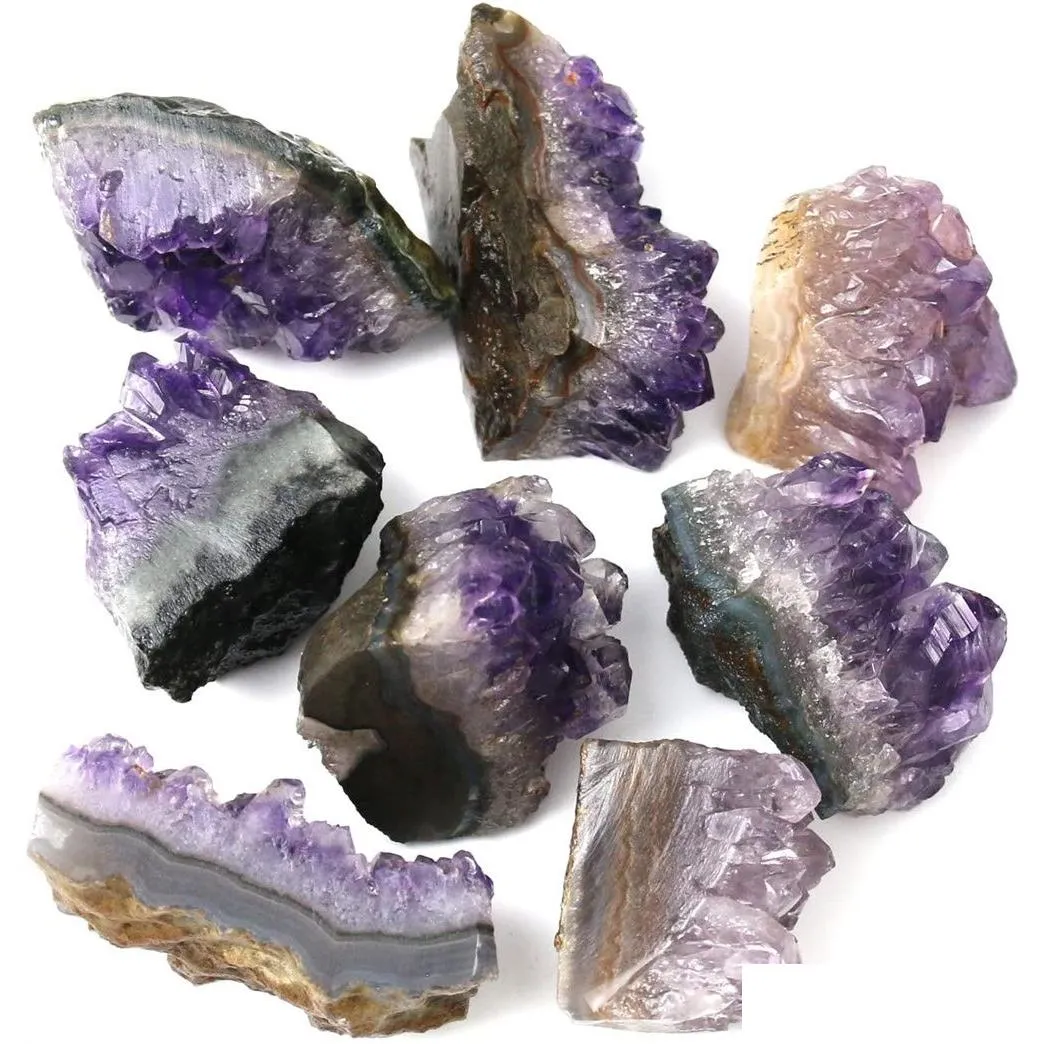 Party Favor Amethyst Cluster Clusters For Witchcraft Amethysts Amathesis Crystal Amythestyst Geode Cave Medium Xb1 Drop Delivery Hom Dhsth