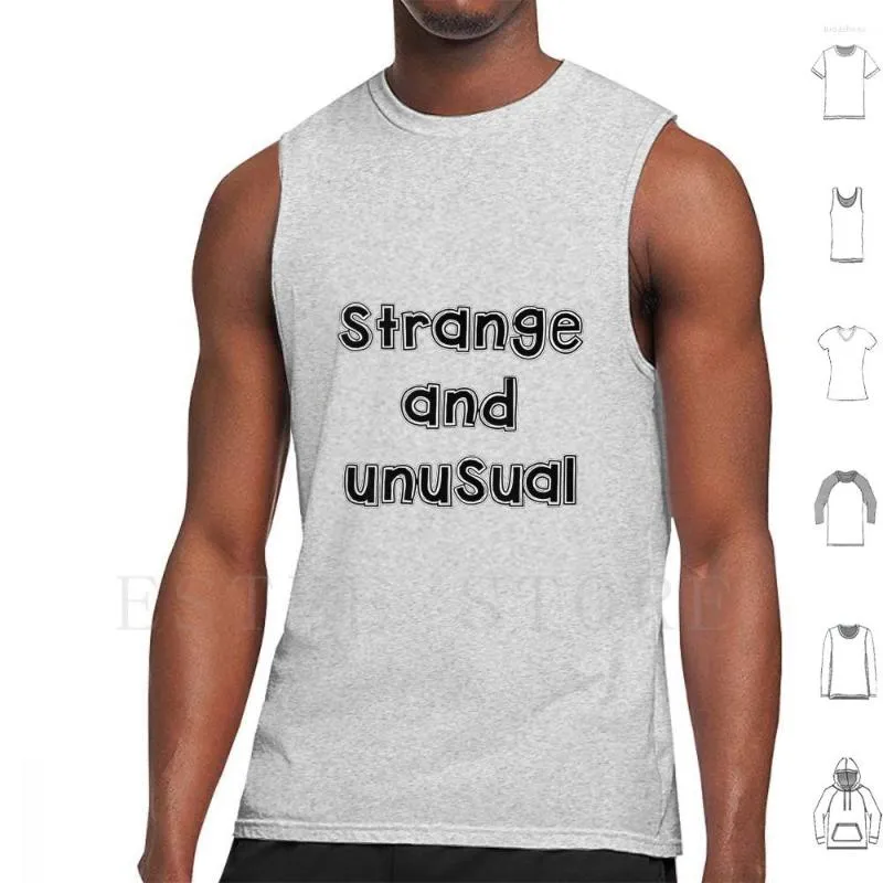 Men's Tank Tops Strange And Unusual Vest Sleeveless Strangs Goth Gothic Scene Emo