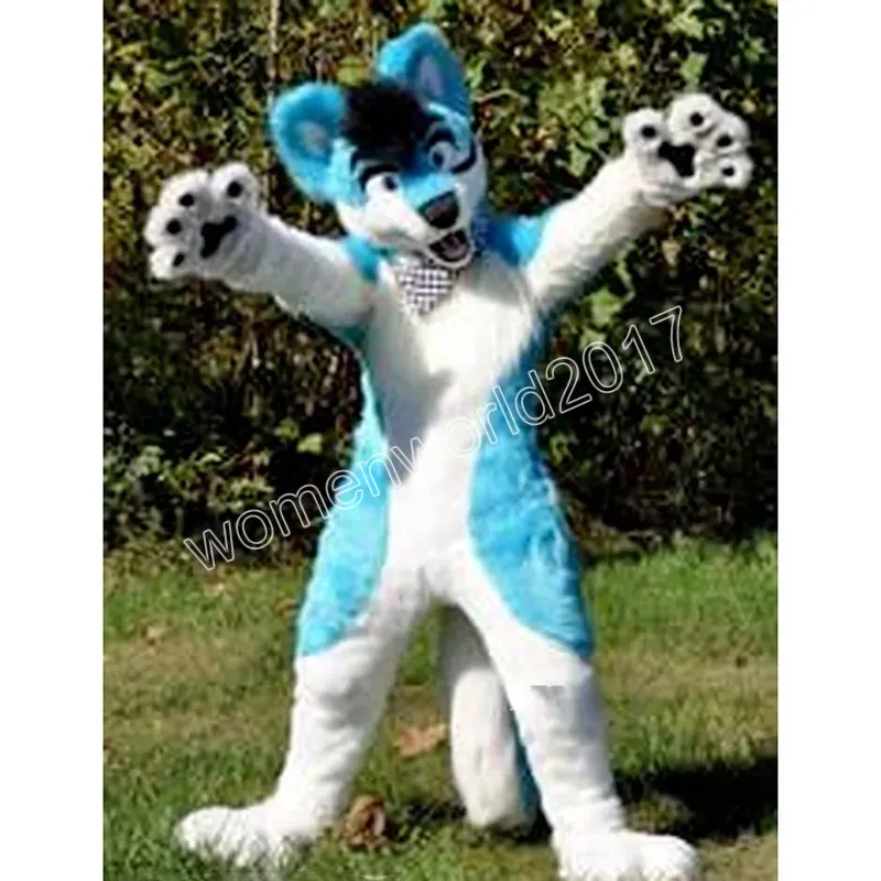 Tête De Mascotte Fourrure - Husky Ou Renard - Halloween, Cosplay - Taille Unique