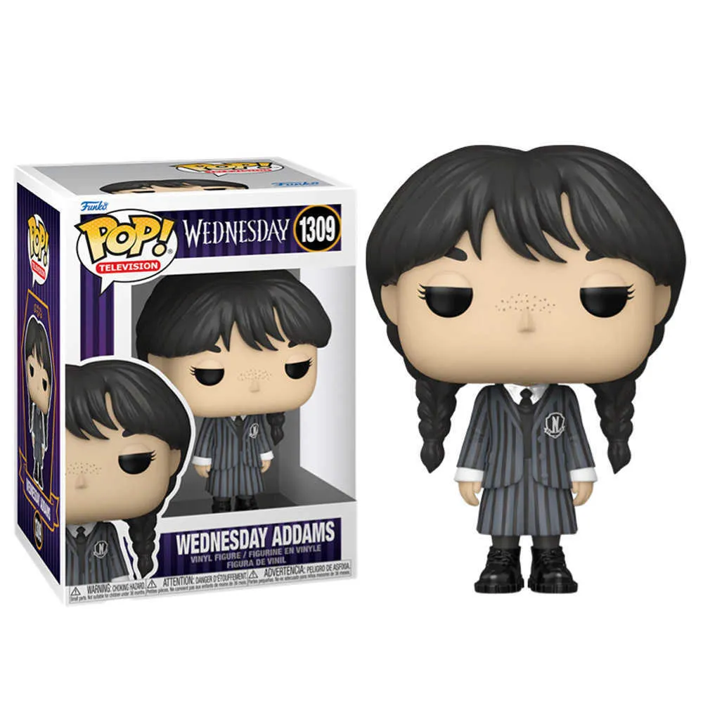 Minifig Mercredi Addams Figure Jouet Funko Addams Famille Action