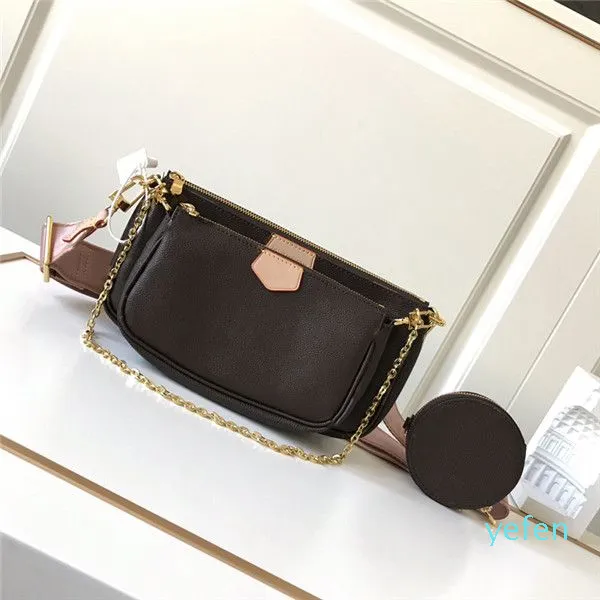Pochette Bag Designer Crossbody for Women with Strap Accessoires Brown Vintage Branded