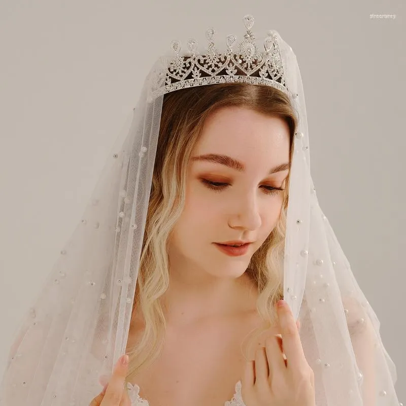 Pinces à cheveux coréen luxe strass bandeaux mariée mariage élégant exquis couronne bandeau pour filles tempérament accessoires de fête