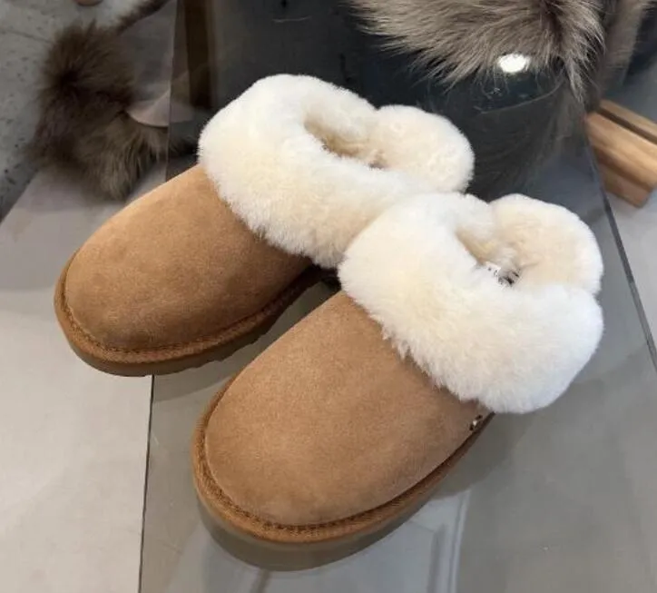 Ladies slipper boots size 9 sales
