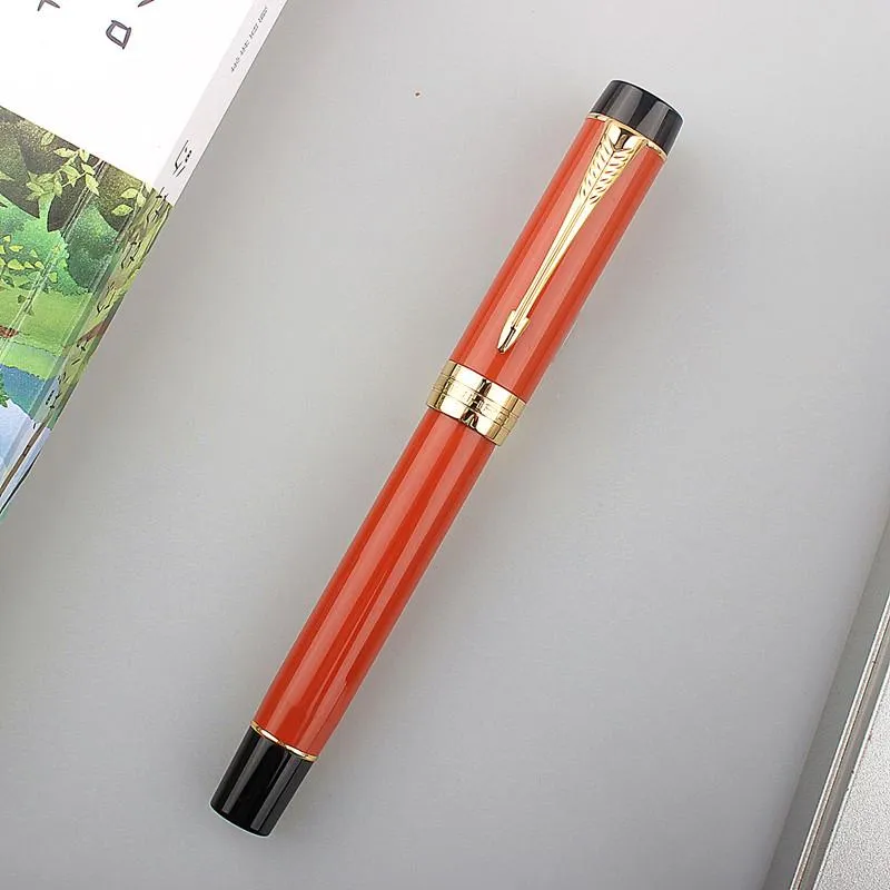 Stylos NOUVELLE couleur Jinhao 100 Fountain Pen f M Nib Acrylique Beau Modèle en marbre Encre stylo Writing Office Gift Office