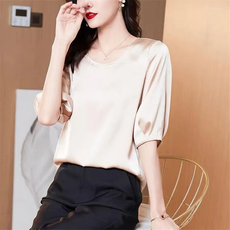 Blusas elegantes online en acetato