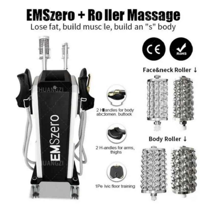 2023 Neue 2 in 1 DLSemslim Muskelstimulator Roller Meter Massage Abnehmen Emszero Körperformung Maschine