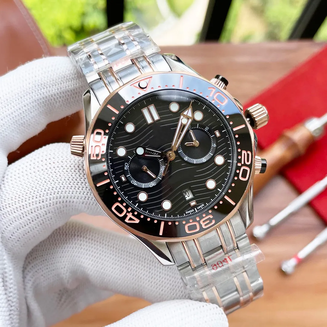 Top Hot Mens Watches Ceramic Bezel Classic Men Luxury Watch Automatic Mechanical Movement Designer Watch 300M Diving Watch Wristwatch