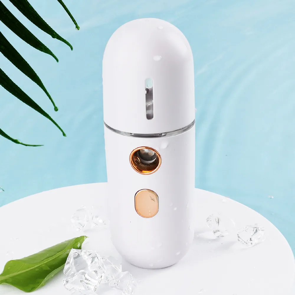 Vapeur Mini Visage USB Humidificateur Rechargeable Nano Nébuliseur Portable Spray Froid Hydratant Beauté Instruments Outil De Soins De La Peau 230628