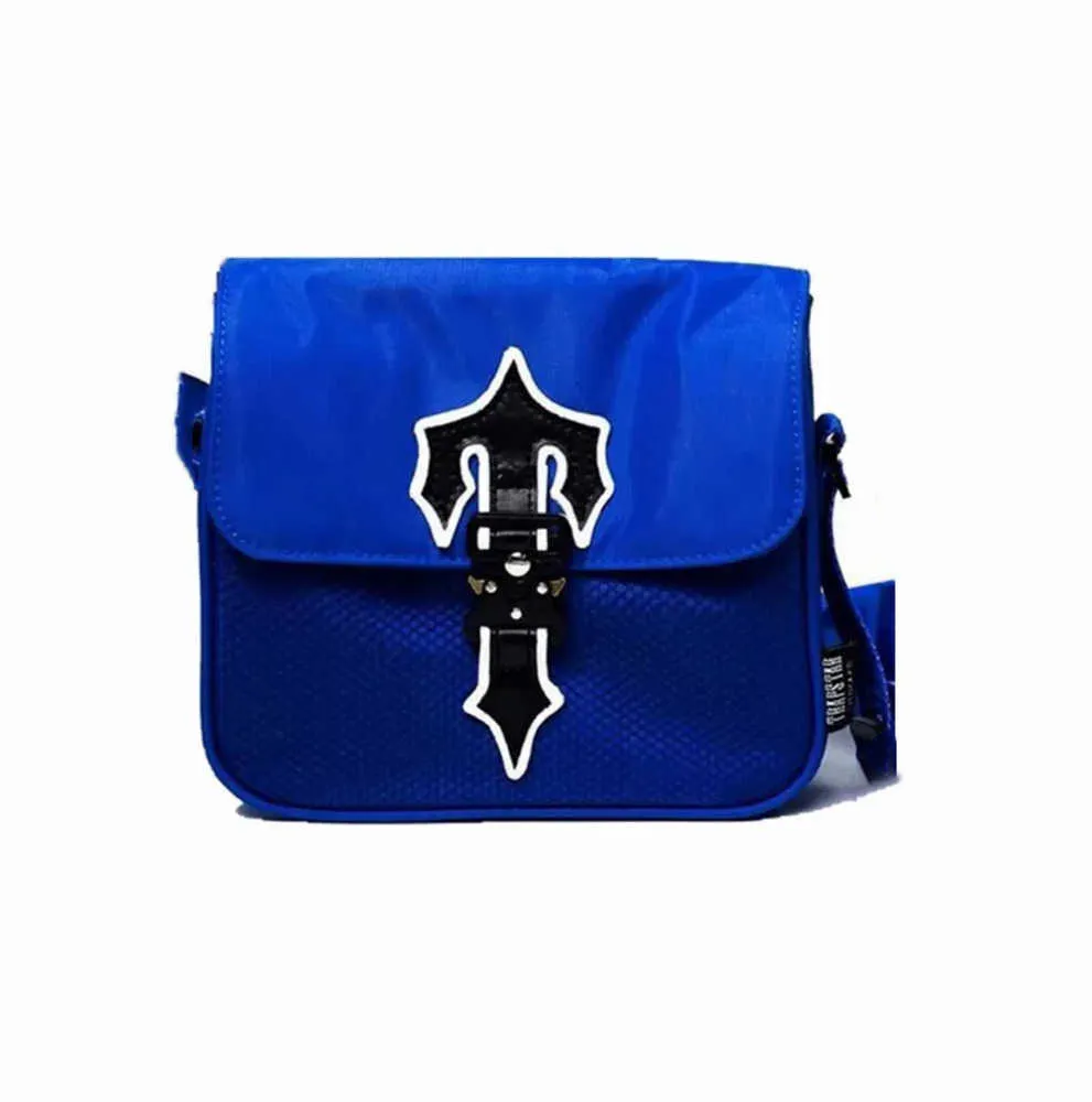 Torby na ramię Trapstar Irongate T Messenger Crossbody Bag luksusowe projektant mężczyzn moda czarna na zewnątrz wodoodporna modna trend modowy 602ESS