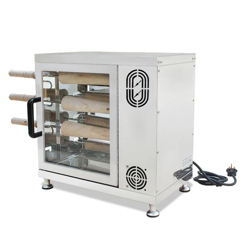ماكينة صنع الخبز من LINBOSS مع ماكينة صنع فرن الكيك بمدخنة كهربائية CE ماكينات شواء مدخنة آيس كريم معدات صنع الوافل الخبز