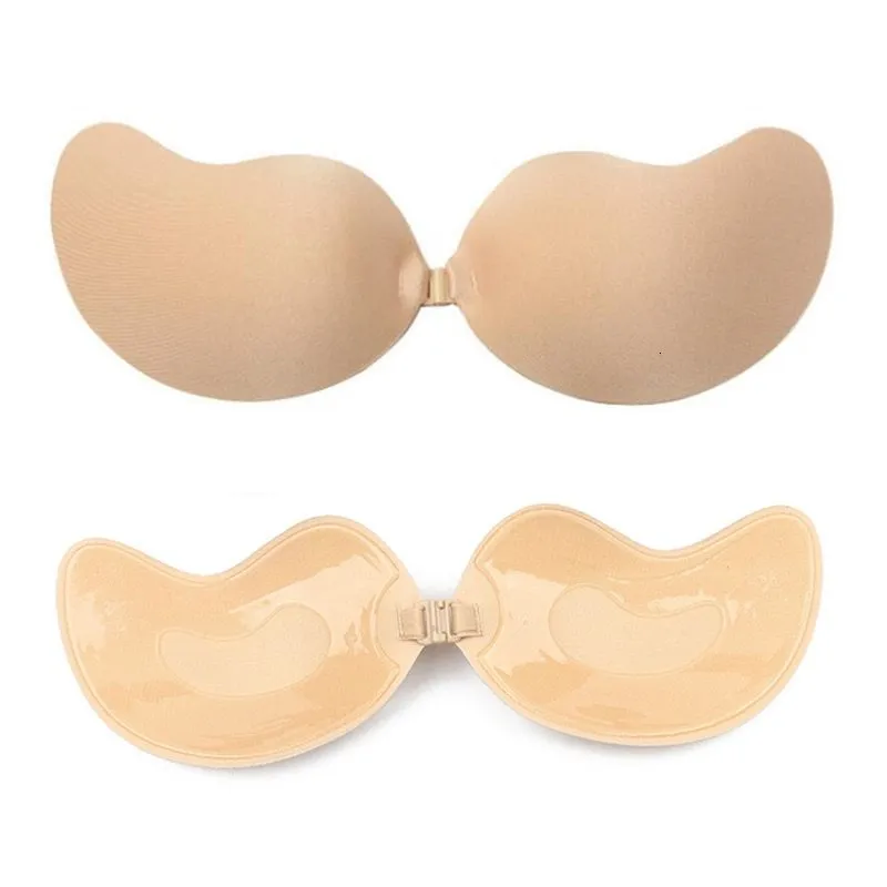 Silicone Chest Stickers Lift Up Nude Bra With Self Adhesive Strapless  Petals Invisible Cover For Strapless Underwear From Xing07, $8.74
