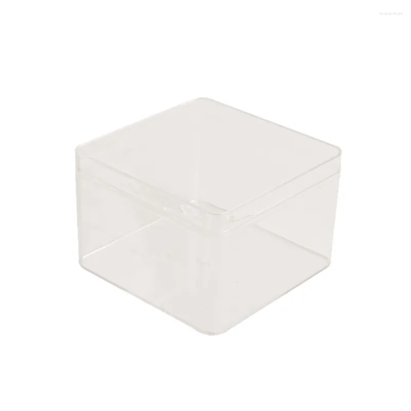 Sacs de rangement 10 pièces Transparent clair boîte-cadeau pâtisserie boulangerie emballage Dessert flocon de neige croustillant avec couvercle pour la maison boutique