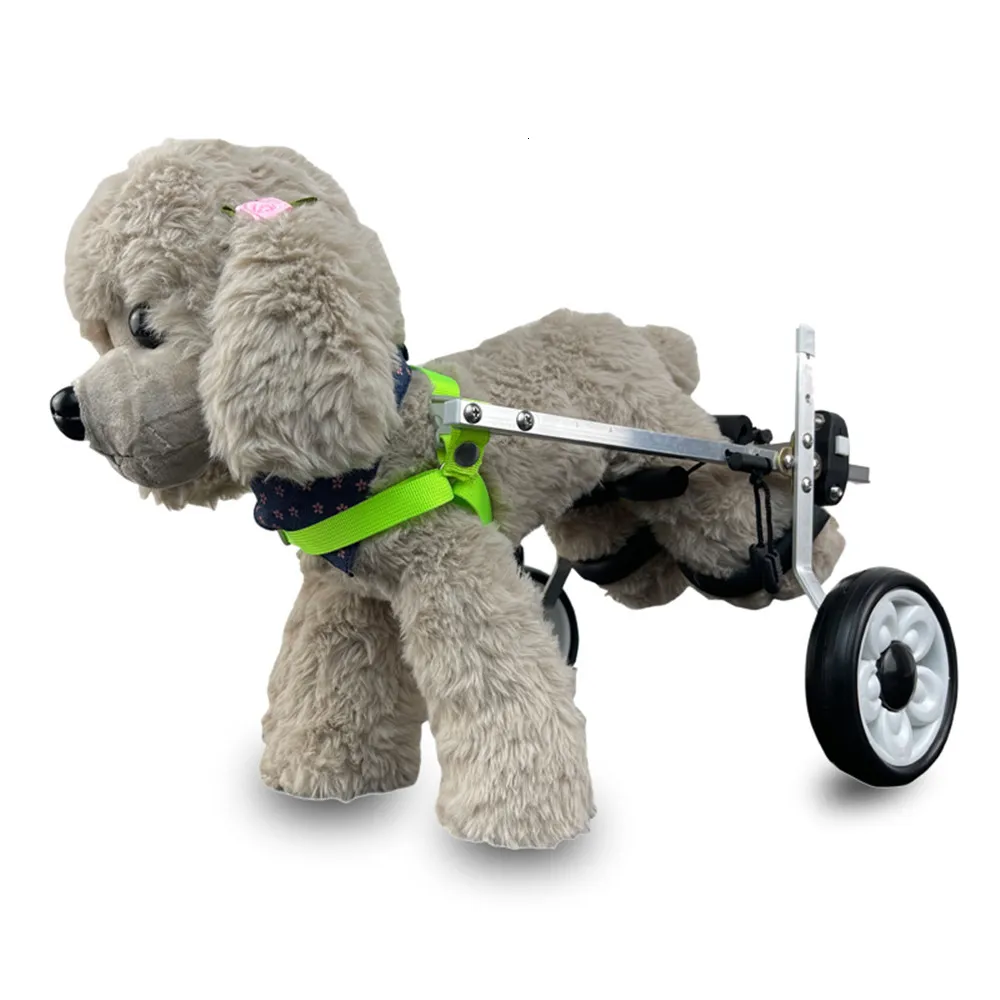 Dog Collars Leashes Disabled Big Puppy Hind Limb Booster Wheelchair Pet Cart Cat General Rehabilitation Auxiliary Exercise Leg Bracket 230628