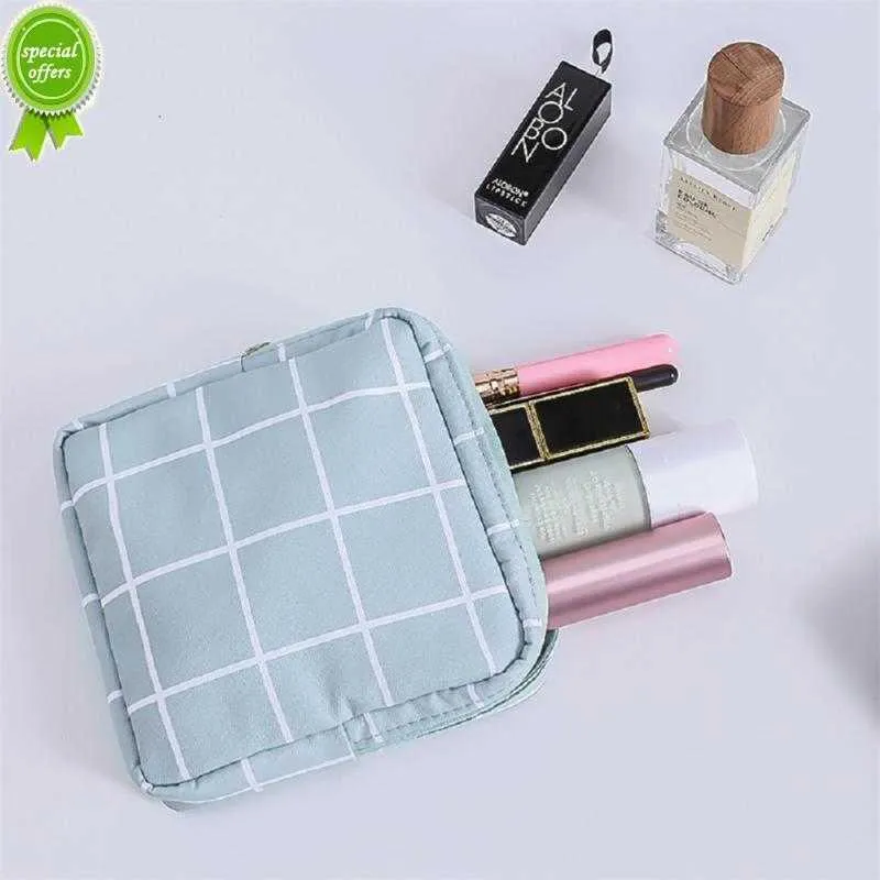 Mini serviette hygiénique Tampon sac de rangement maquillage organisateurs de stockage Portable cosmétiques câbles rouge à lèvres écouteur support organisateur