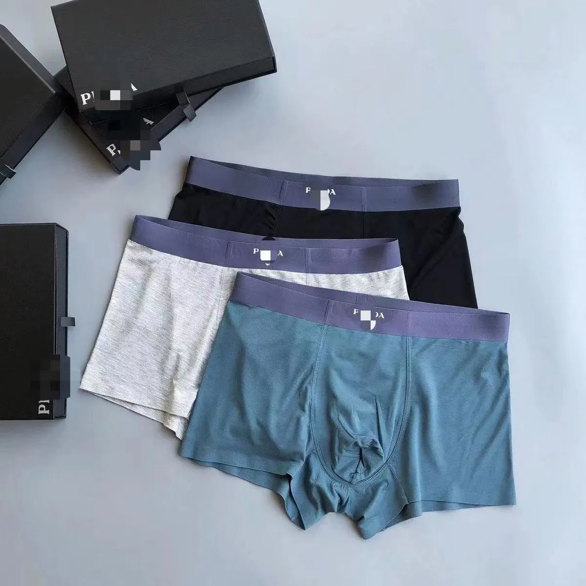 Mäns underkläder Designer Boxers Youth Boxers High-klass personlighet Ice Silk Modal Anti-Bakteriell Seamless Breatble Silk Underwear