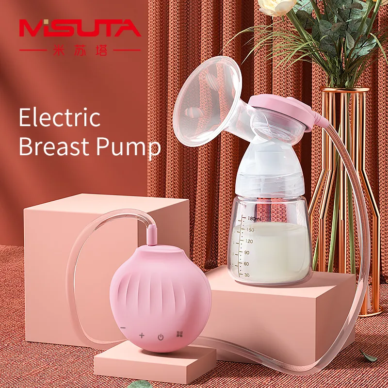 Breastpumps Electric Strong Suction Milker Automatic USB Nursing Sucker Massage Lactagogue Baby Feeding with Milk Bottle 230628