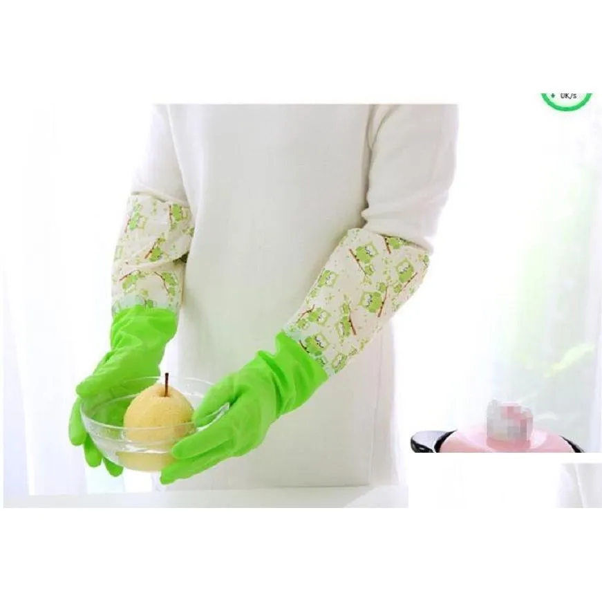 Guanti La Pulizia Housekee Cucina Pvc Domestico Caldo Durevole Impermeabile  Lavastoviglie Guanto Acqua Polvere Goccia Consegna Casa Giardino Organiz  Dhtnv Da 2,17 €