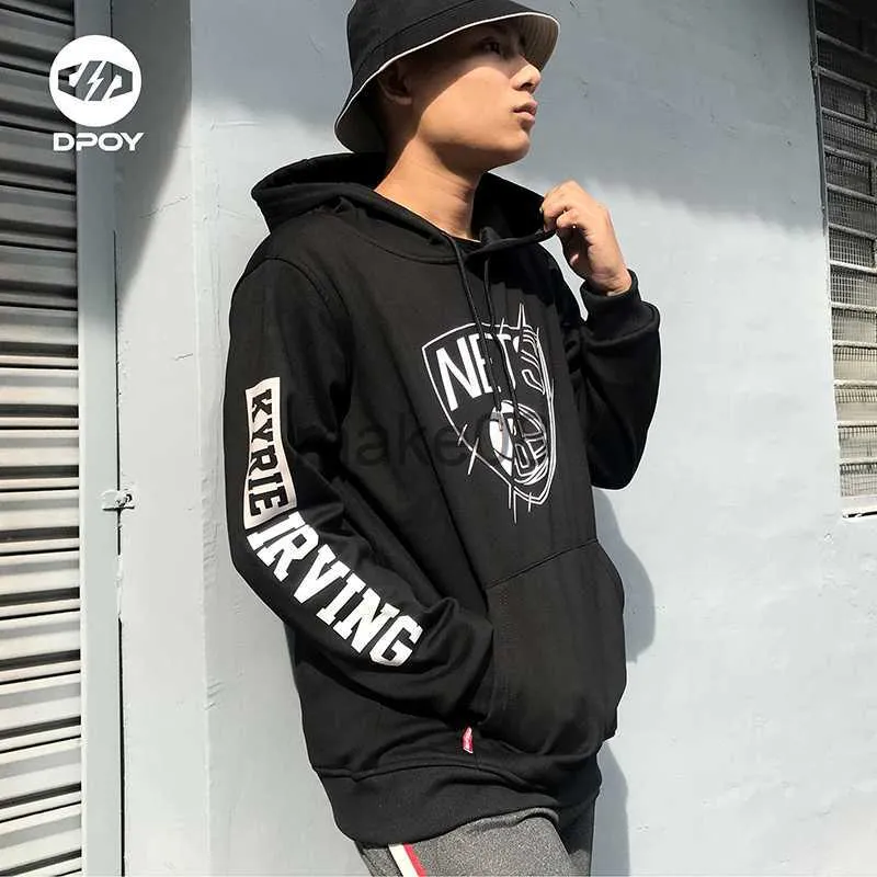 Men's Hoodies Sweatshirts 2021 fallwinter trend basketball fan star KD Kyrie cotton hoodies loose warm ins wind jacket hoodies J230629