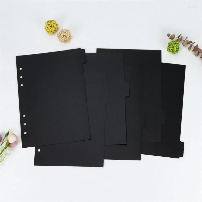 Acheter Intercalaires de pages noirs, séparateur de papier pour ordinateur  portable, classeur, séparateur d'index, séparateur à feuilles mobiles