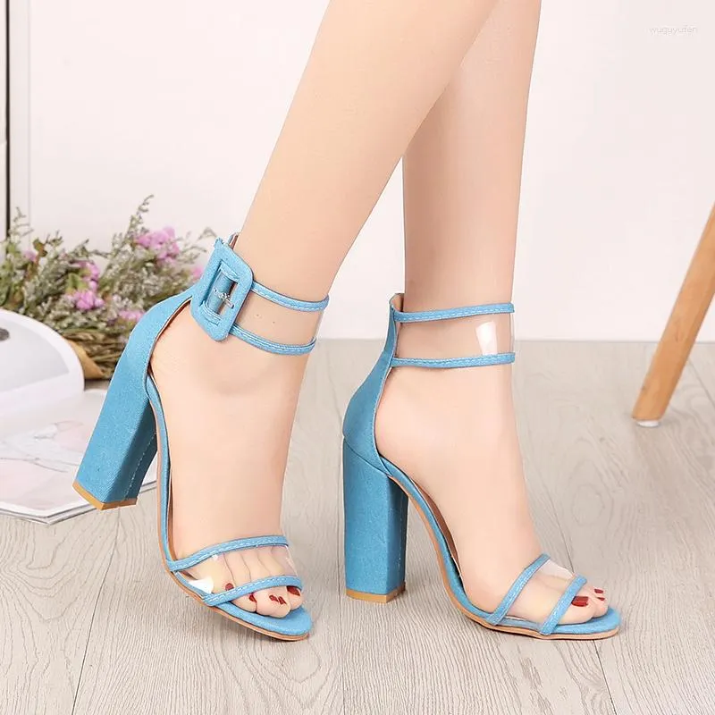 샌들 발가락 여름 신발 Soulier Femme 솔리드 컬러 스트랩 한국 스타일 발 뒤꿈치 Tacones Sandalias Schoenen Tip Binding