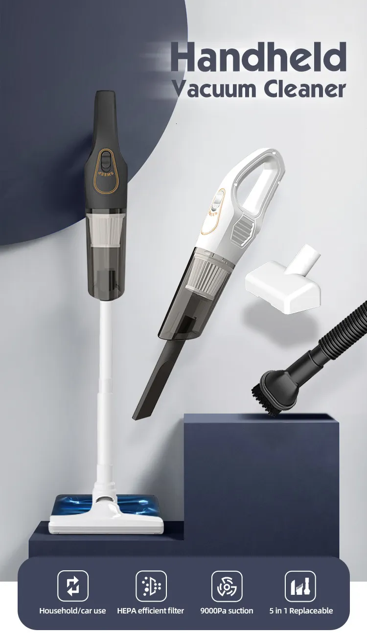 Vacuums Rechargeable 5 In 1 Vaccum Sweeper Home Handheld Cleaner