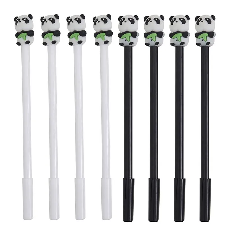 Pens 36pcs/Set Nowator Pens Panda Cute Kawaii Fun Pigieniarnia Pióro zabawne Ballpoint Powrót do szkolnego biura dziennika zasilania obiekt materiałowy