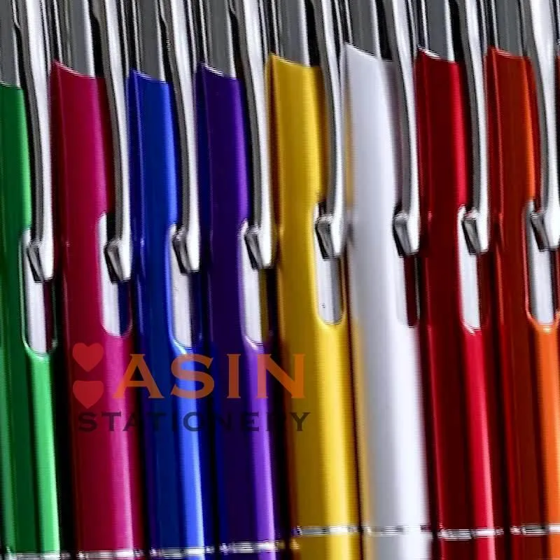 Pens 20pcs/lot Customize promotion ballpoint pen metal ball pen support print advertising wholesale personalized metal pen