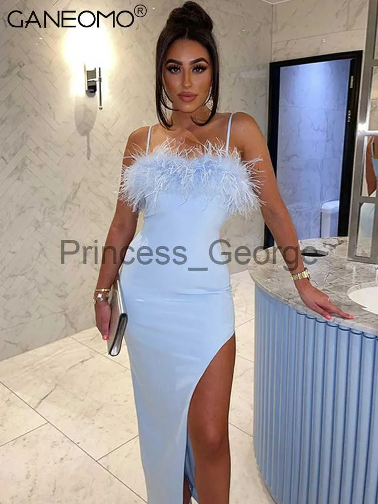 Бальные платья Slip Bodycon Prom Maxi Dress Women 2022 Summer Sexy Fashion Night Club Элегантные длинные платья с открытой спиной Вечерняя тонкая одежда x0629