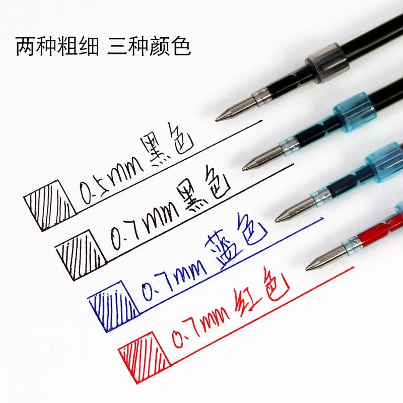 Pens 6 Pcs/Lot Uni Jetstream Ballpoint Tip Refill 0.5mm/0.7mm for SXN157S/SXN1000 Gel Ink Pen Stationery Office Accessories