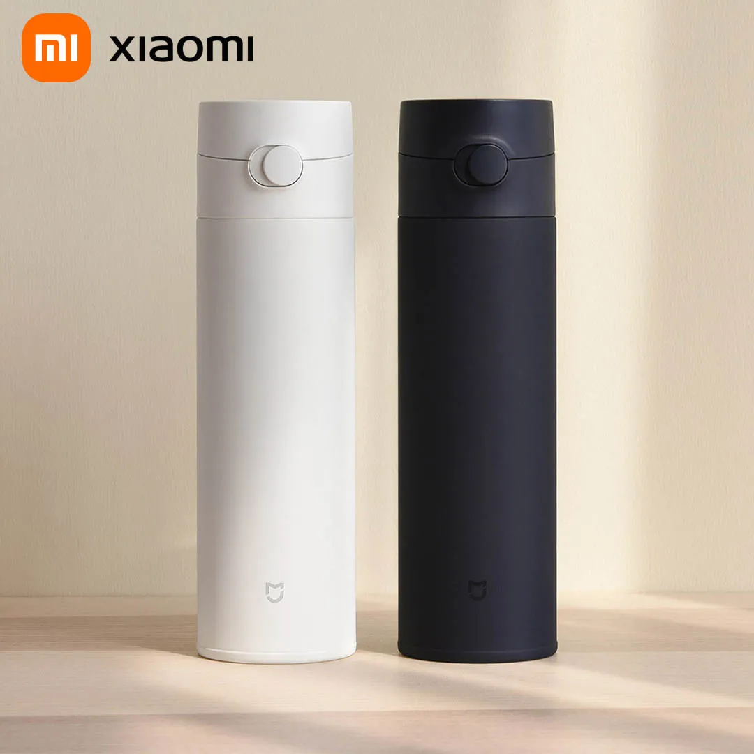 Xiaomi Mijia Thermos Cup 480ml Thermos 6 ساعات حرارة دافئة/بارد سفر سفر سفر محمولة مصنوعة من الفولاذ المقاوم للصدأ تصميم الأزياء