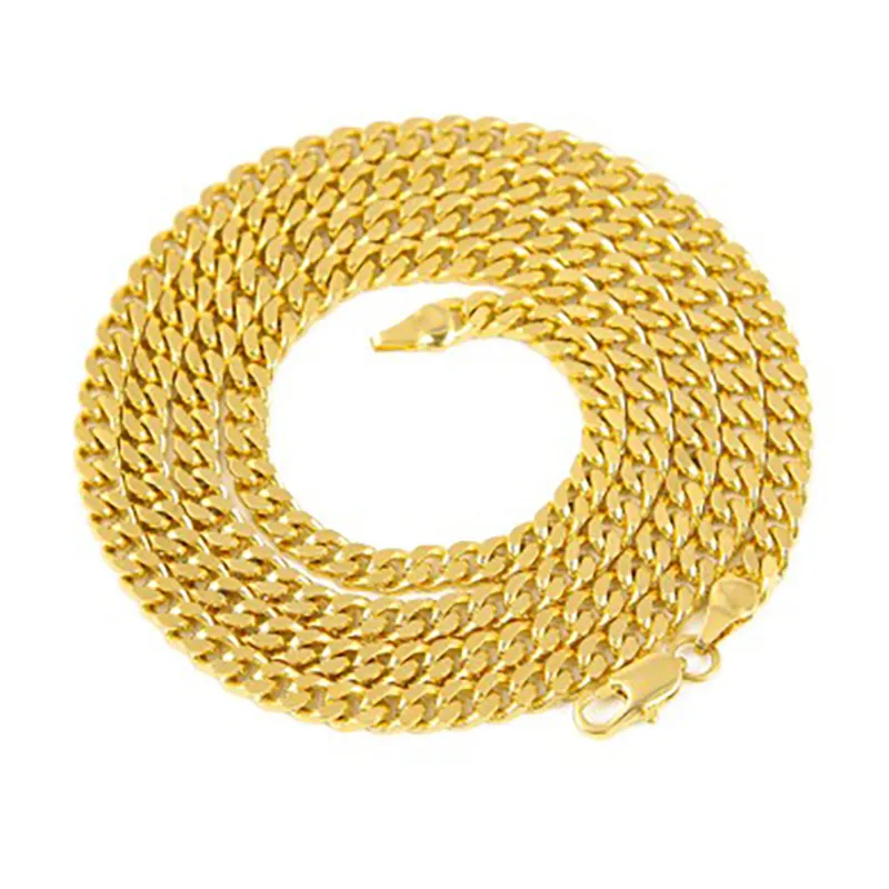 Collier de créateur pour hommes Chaîne à maillons minimalistes Colliers pour hommes Plaqué or Chaîne exquise Colliers Hip Hop Annivesary Bijoux Charm Chunky design bijoux cadeau